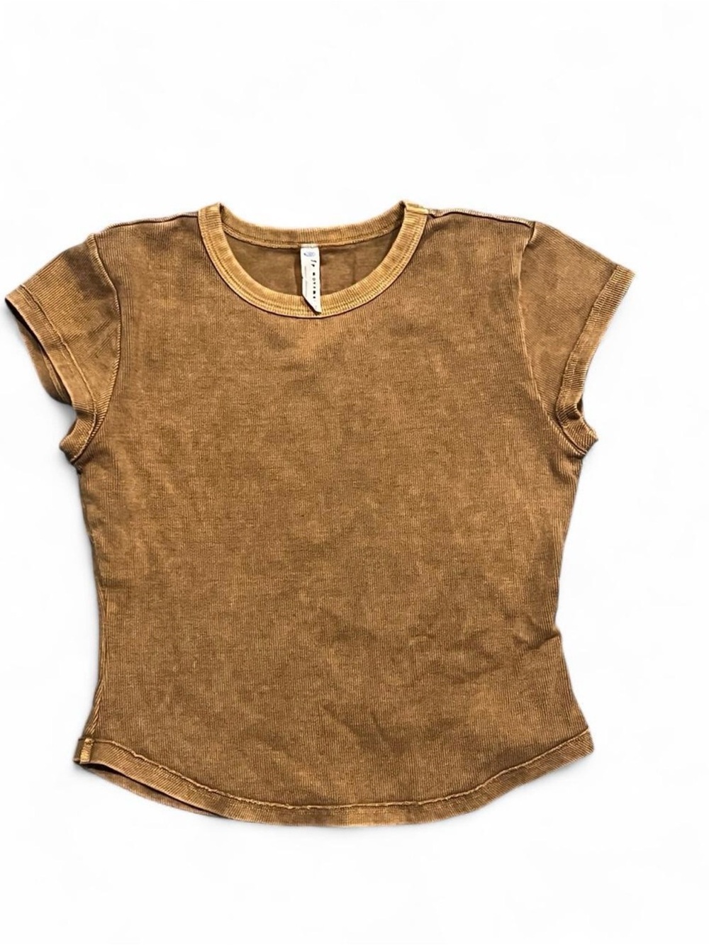FP Movement by Free People Vintage Wash Short Sleeve Tee - Brown